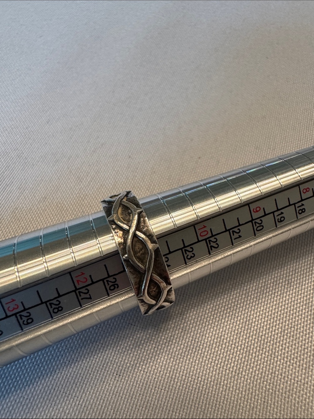 James Avery Retired  Sterling Silver Band Ring Crown Of Thorns
